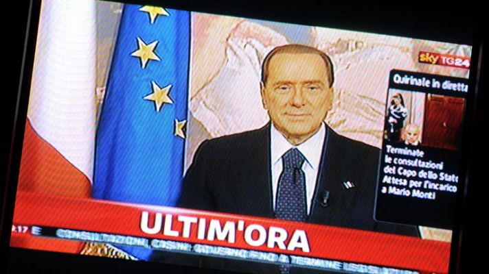 Telediario 1 - Berlusconi quiere renovar Italia
