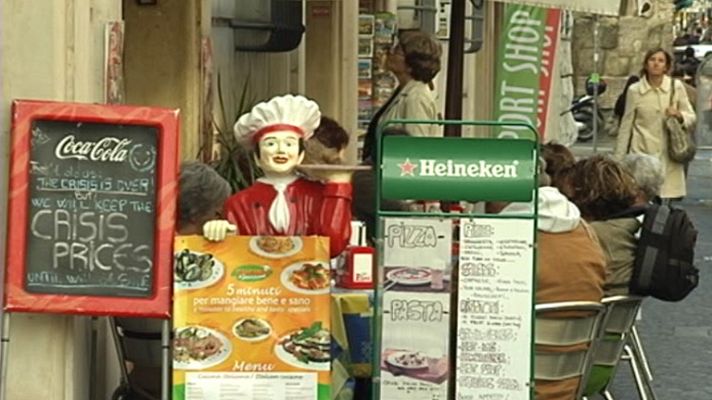 Telediario 1 - Momentos críticos para Italia