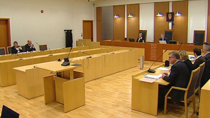 Telediario 1 - Breivik declara por primera vez