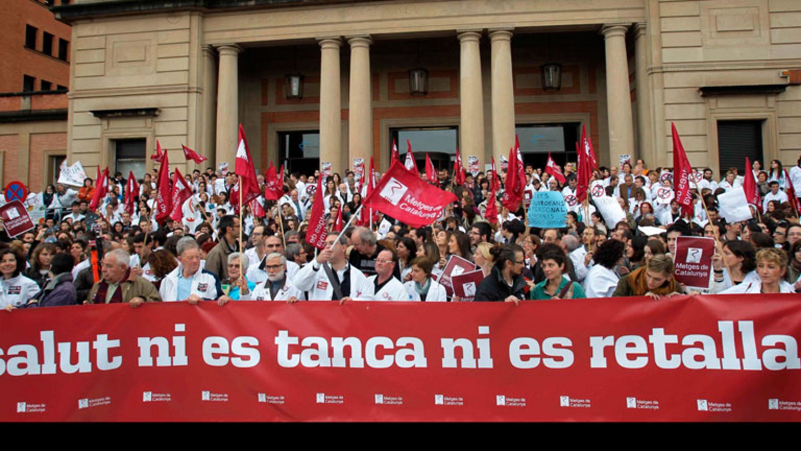 Huelga de Sanidad en Cataluña