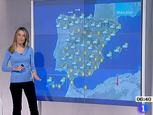 El tiempo - Disminuyen las lluvias y los cielos se irán despejando