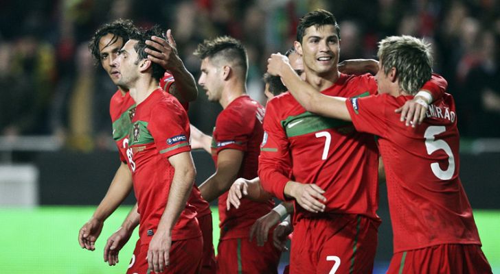 Telediario 1 - Portugal, en la Eurocopa goleando