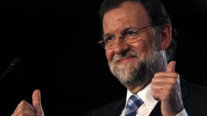 Telediario 1 - Rajoy seguro de superar la crisis