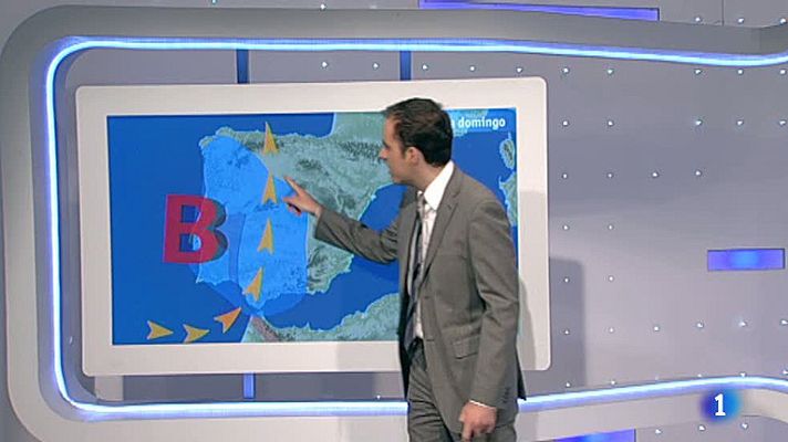 El tiempo - Lluvias fuertes en el litoral de Galicia y sureste peninsular