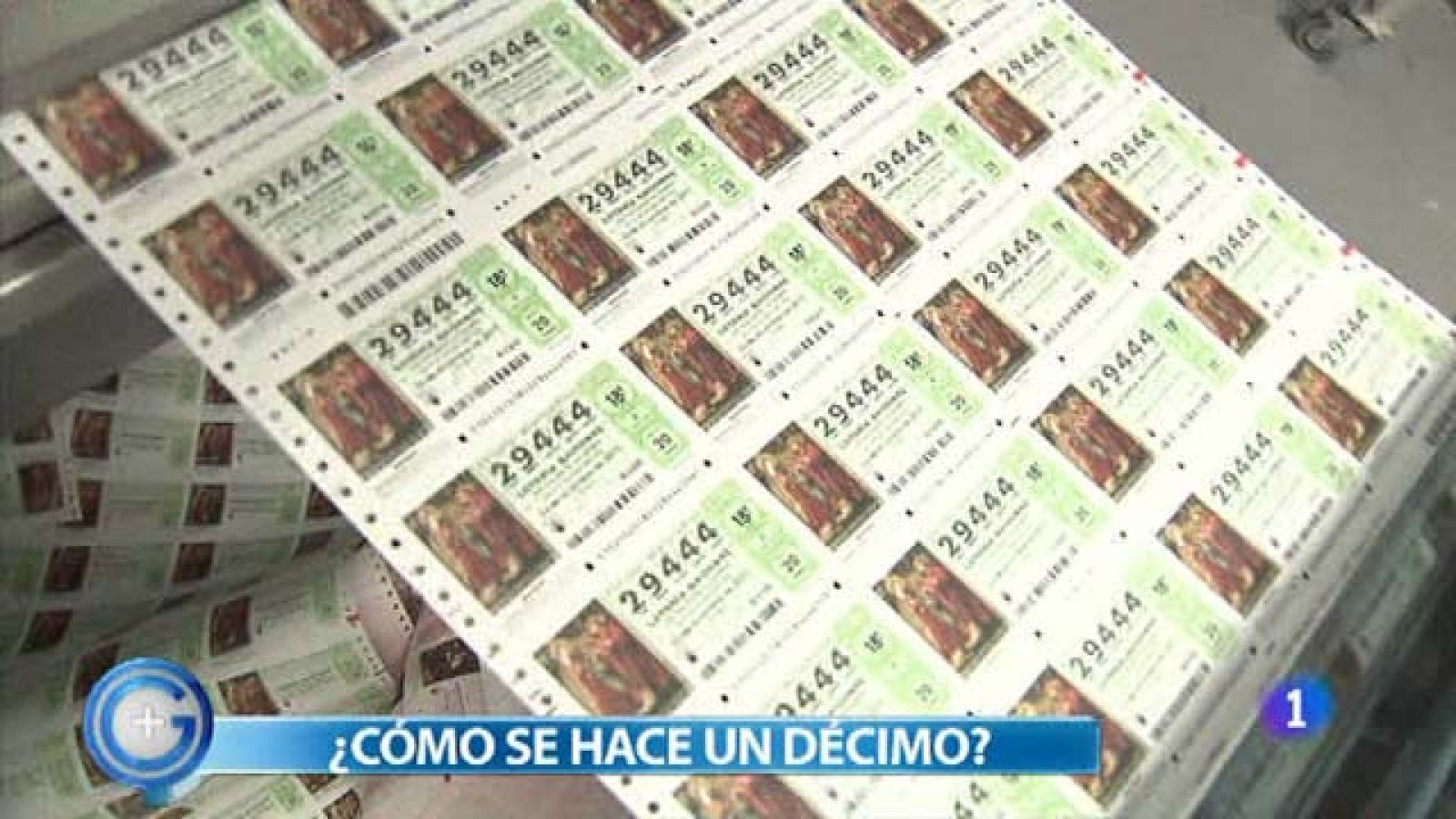 Más Gente - Así se fabrican los décimos de la Lotería de Navidad