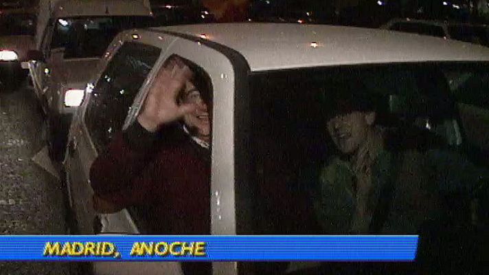 Archivo TVE - Los madridistas salieron a la calle