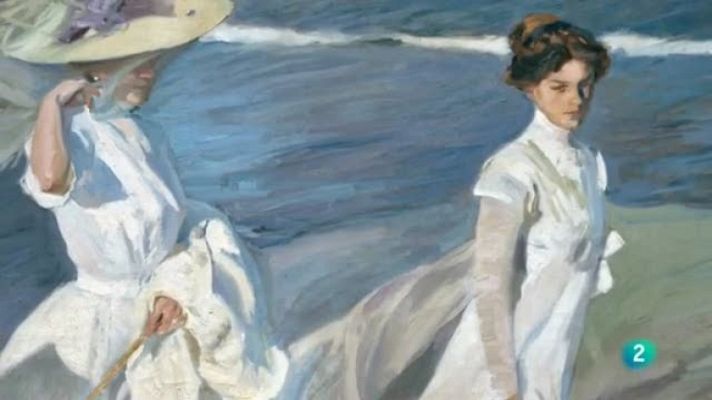 La mitad invisible - Paseo a orillas del mar. Sorolla