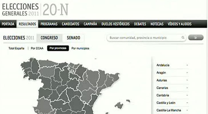  - La jornada electoral en RTVE