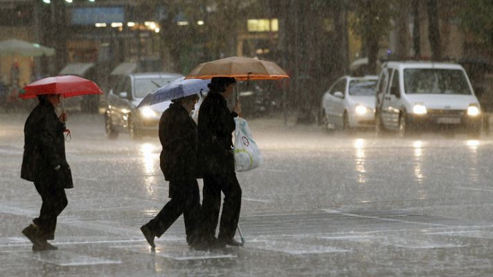 Telediario 1 - Alerta por los temporales