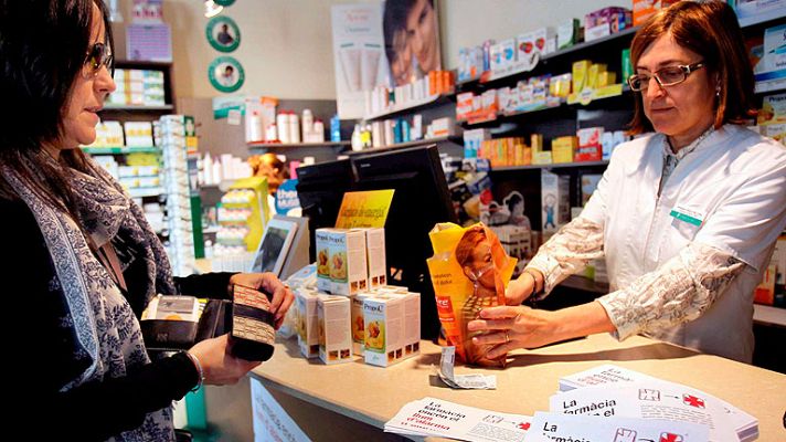 Telediario 1 - Reacciones a los recortes catalanes