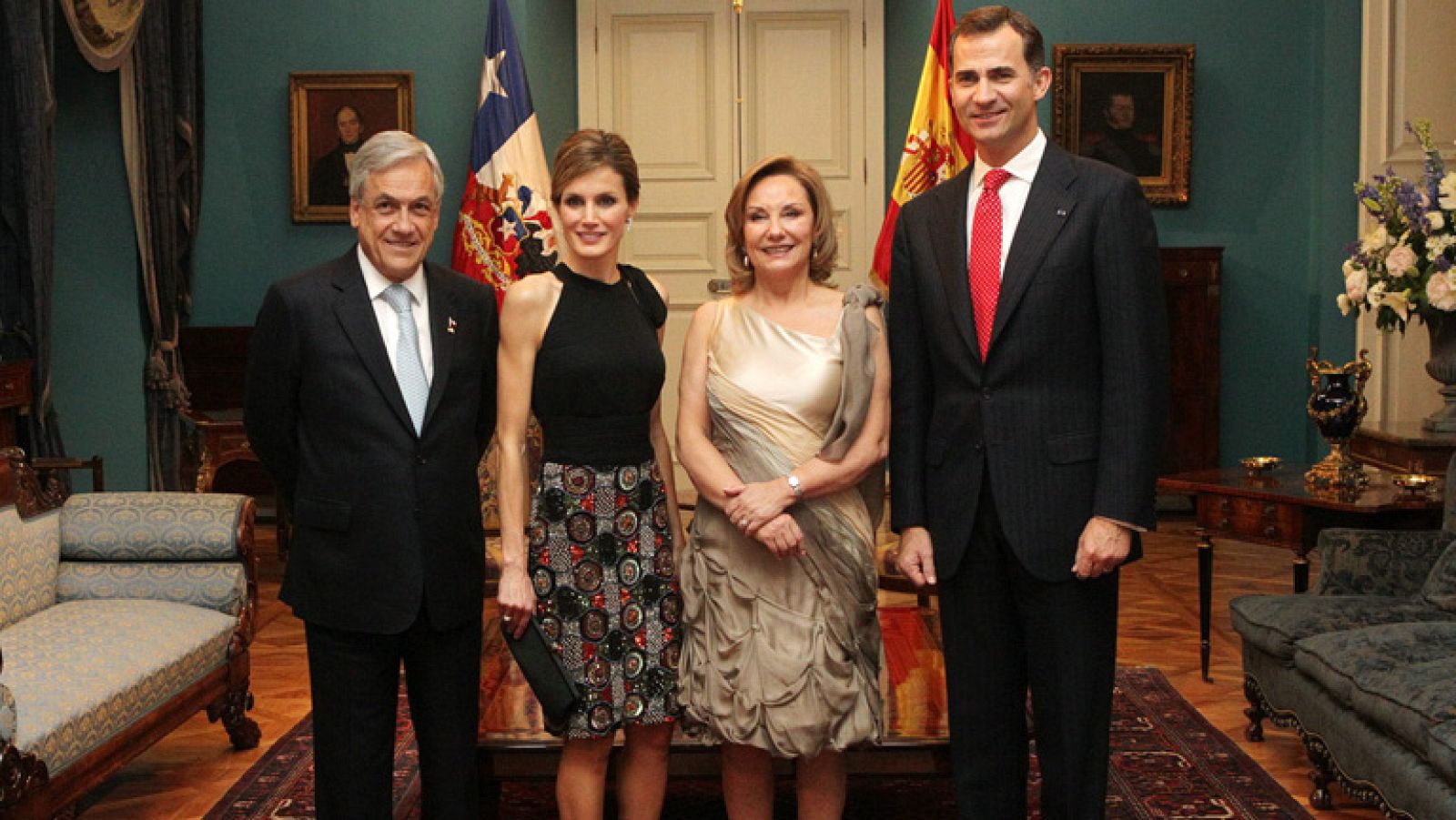 Segundo día de la visita oficial de los Príncipes de Asturias a Chile