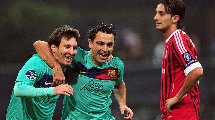 Champions League - Messi marca de penalti (1-2)