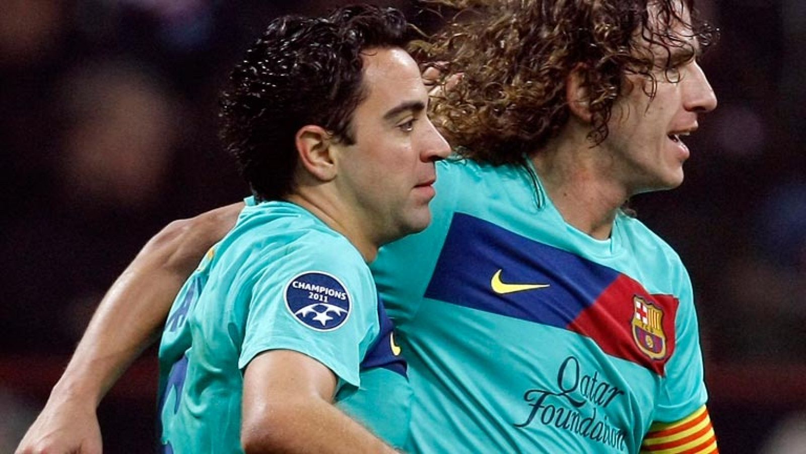 Xavi, el gol del triunfo (2-3)