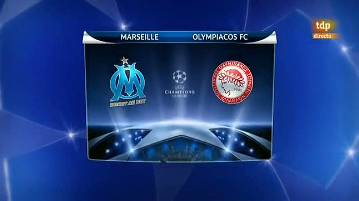 Champions League - Resumen del O. Marsella 0-1 Olympiakos