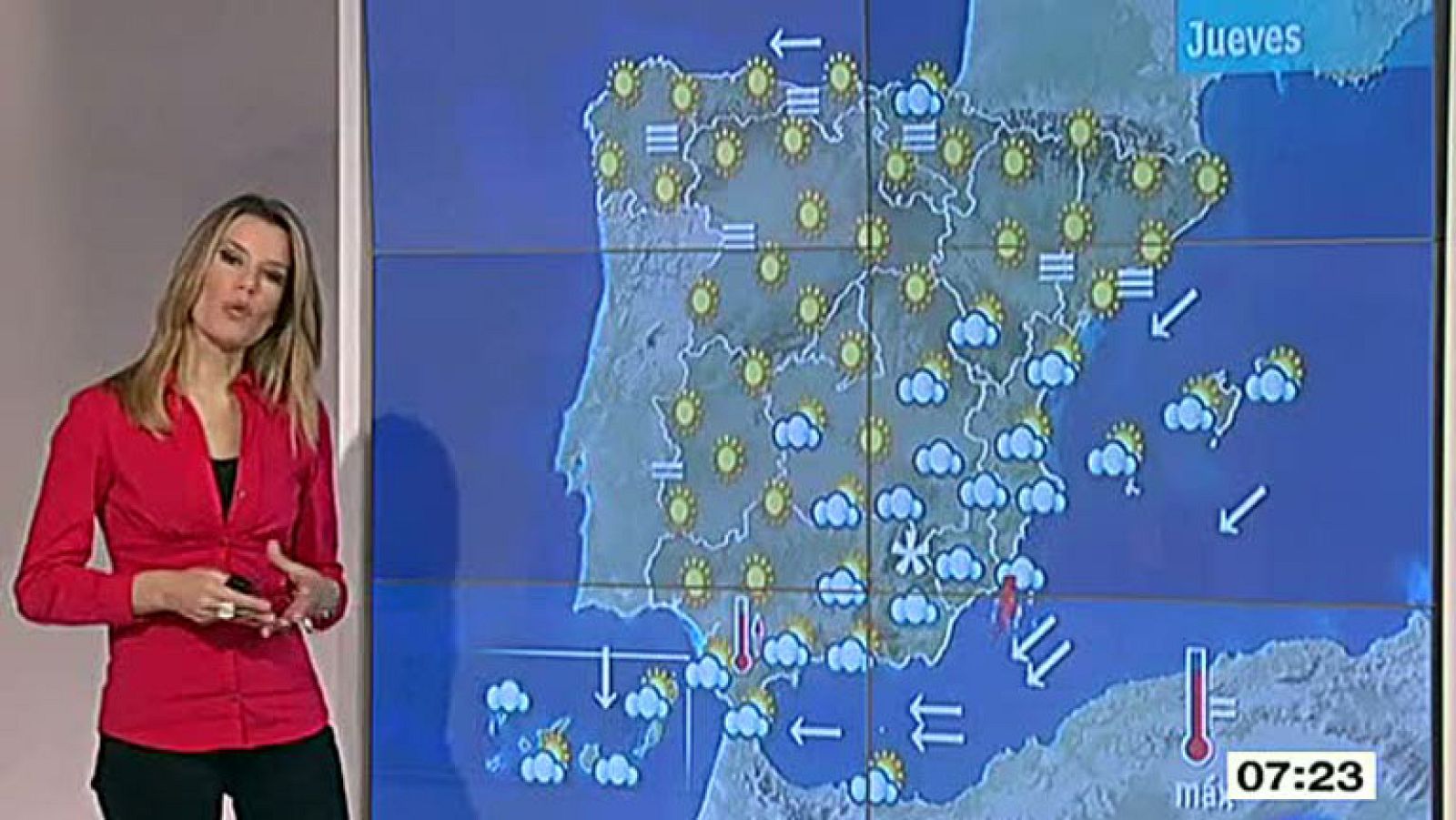 Cielos despejados aunque persisten las lluvias en el sureste