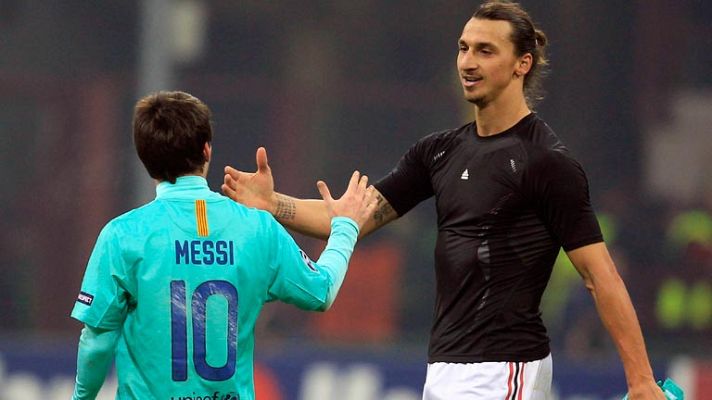 Telediario 1 - El Barcelona se crece en Milán