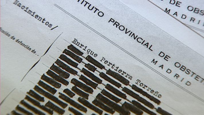 Telediario 1 - Supuestos casos de bebés robados