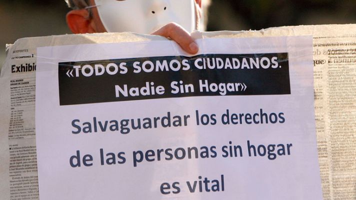 Telediario 1 - Sin camas para los sin techo