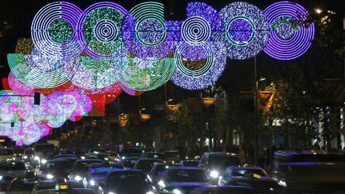 Telediario 1 - Encendido de las luces de navidad