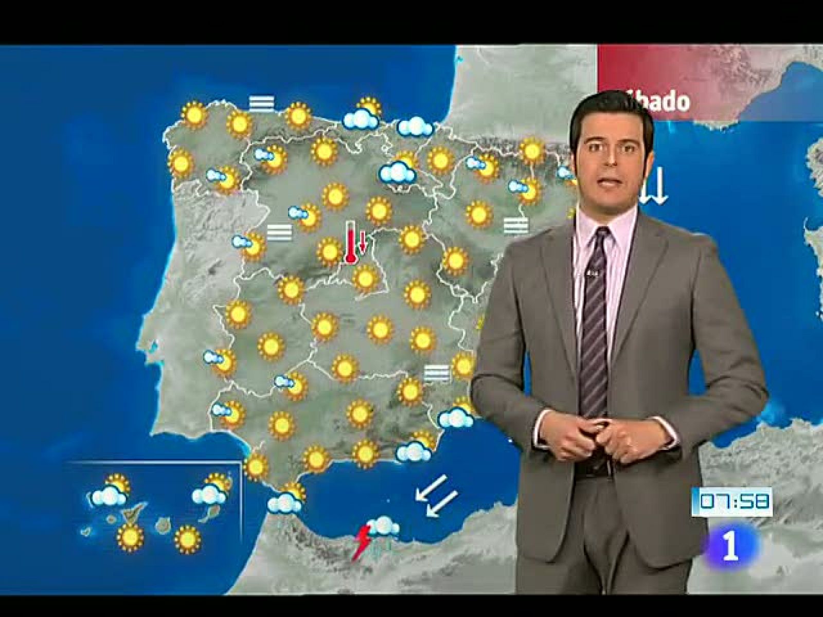 Precipitaciones fuertes en Melilla y viento fuerte en el sureste - El tiempo | Ver