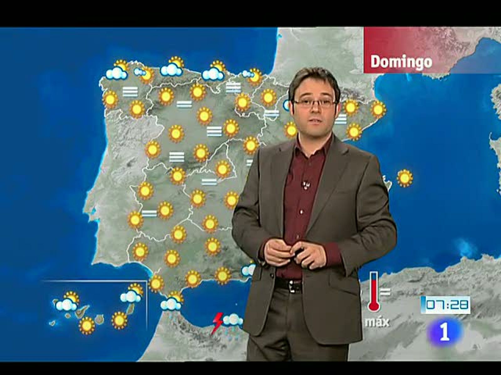 Poco nuboso excepto en las Islas y precipitaciones en el sureste - El tiempo | Ver