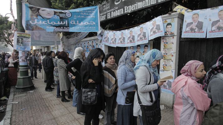 Telediario 1 - Elecciones en Egipto