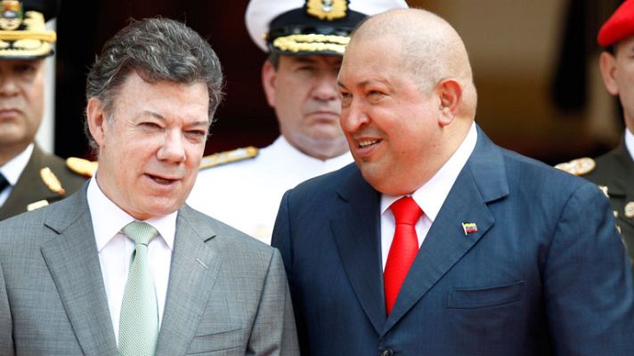 Telediario 1 - Venezuela contra las FARC