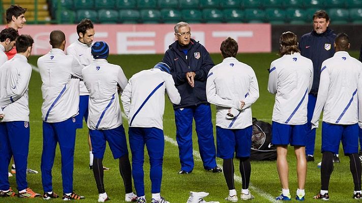 Telediario 1 - El Atlético ya está en Glasgow