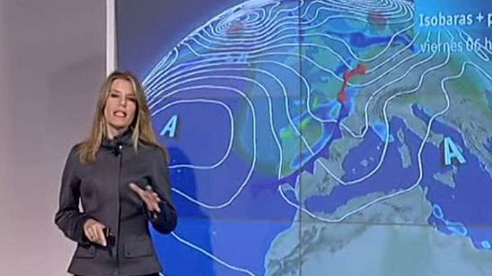 El tiempo - Un frente barre la Península dejando lluvias de oeste a este