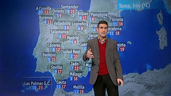El tiempo - Fuertes lluvias en el levante