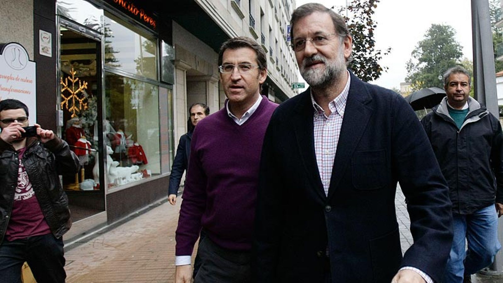 Visita de Mariano Rajoy a la sede del Partido Popular en Pontevedra