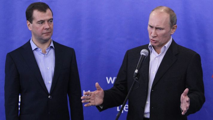 Telediario 1 - Elecciones parlamentarias rusas