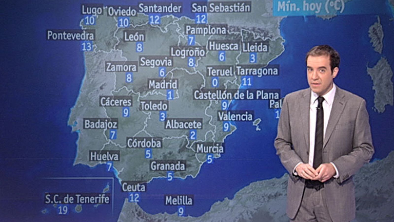 Lluvias en el norte de España y poco nuboso en el resto
