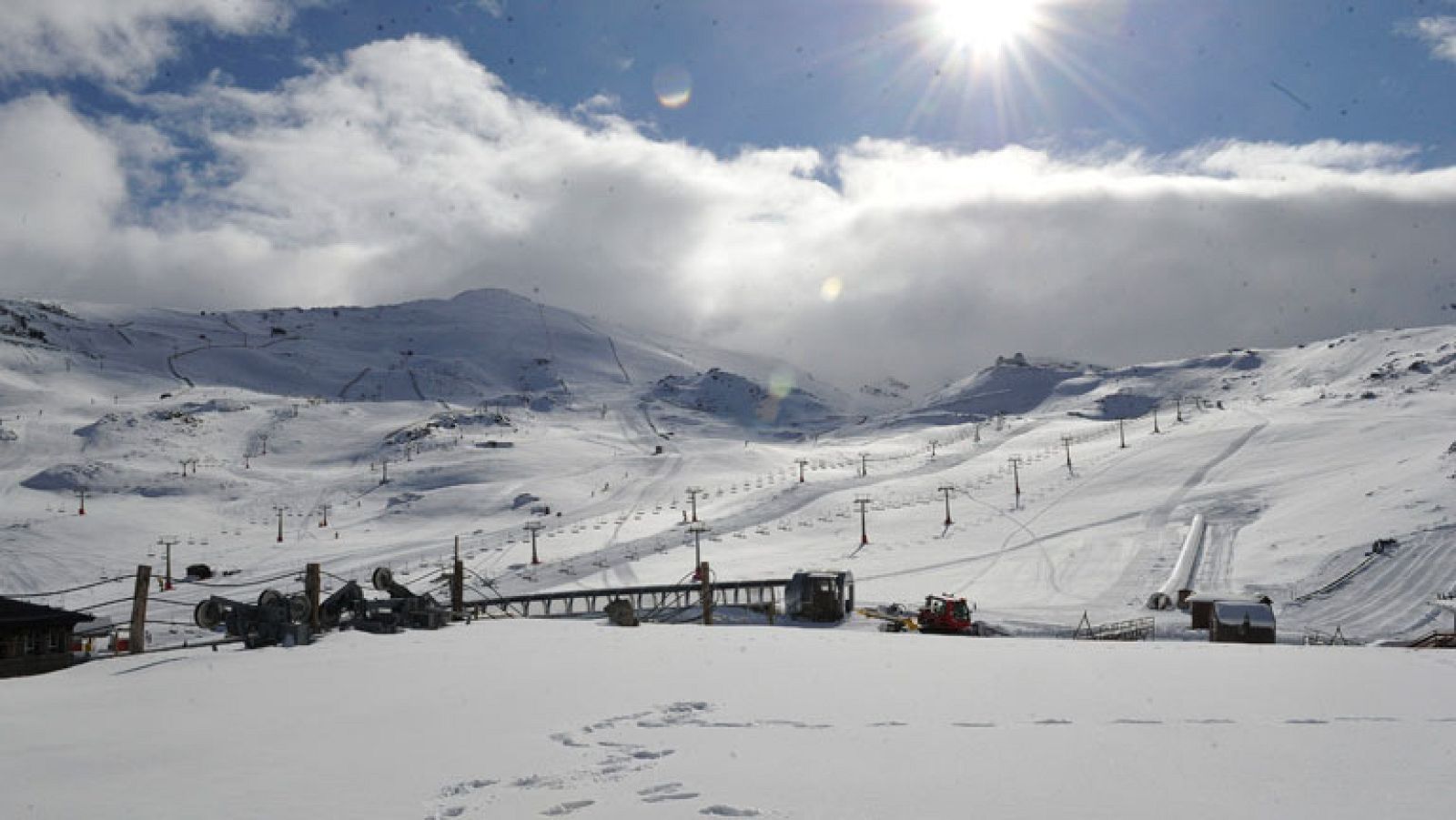 La temporada de esquí tarda en arrancar