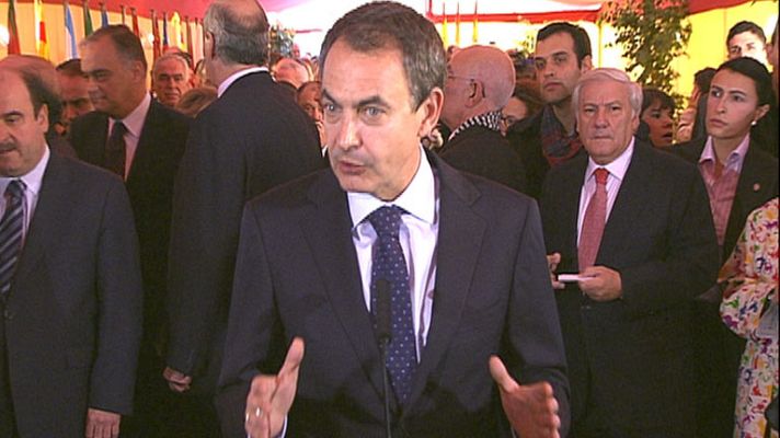  - Zapatero llevará a la Cumbre europea la "visión compartida" con Rajoy sobre el euro