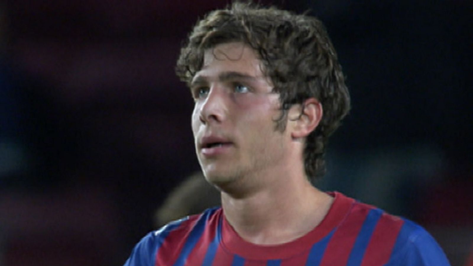 El canterano Sergi Roberto recoge un rechace de la defensa del Bate Borisov para inaugurar el marcador para el Barça a los 34 minutos de juego.