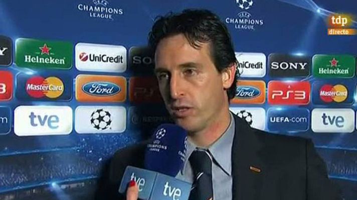 Champions League - Emery: "El equipo lo ha intentado"