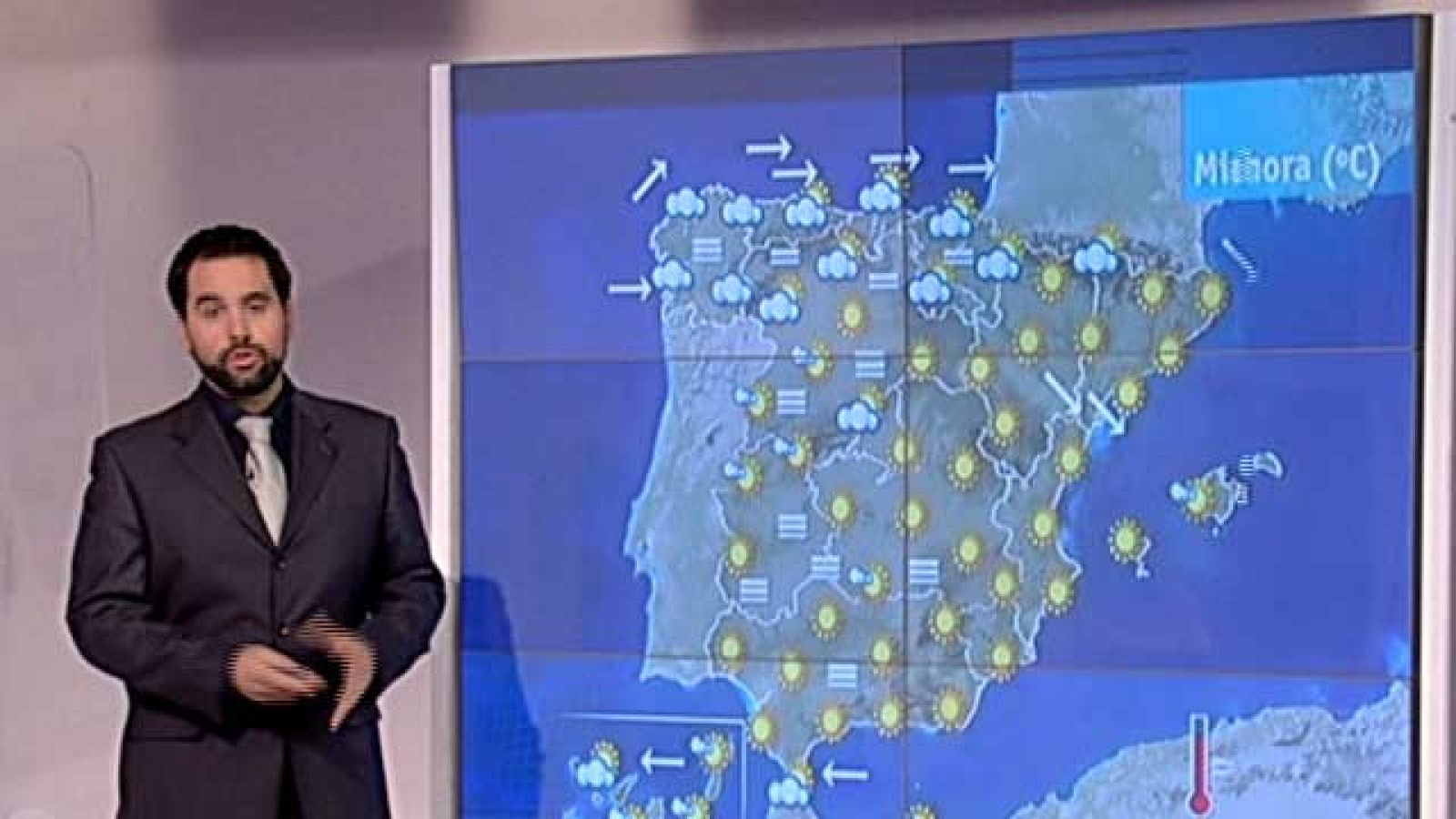 Temperaturas sin cambios importantes y lluvias débiles en el extremo norte - El tiempo | Ver