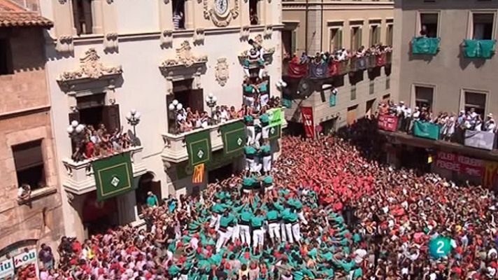 Programes especials de Arxiu - Verd sobre blau - Especial castells