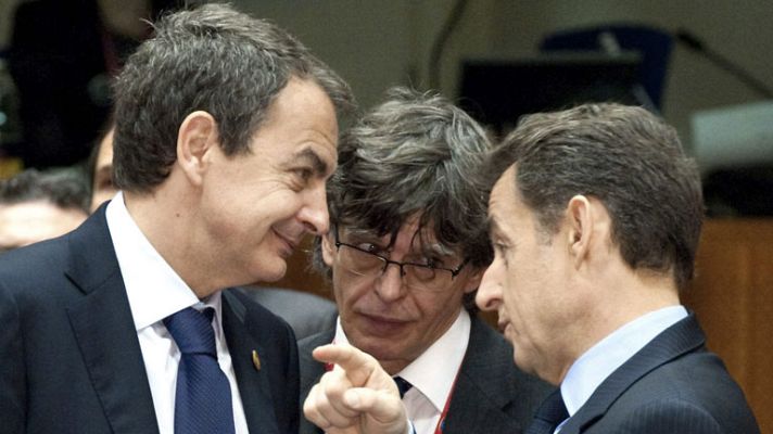 Telediario 1 - Zapatero, satisfecho con la cumbre