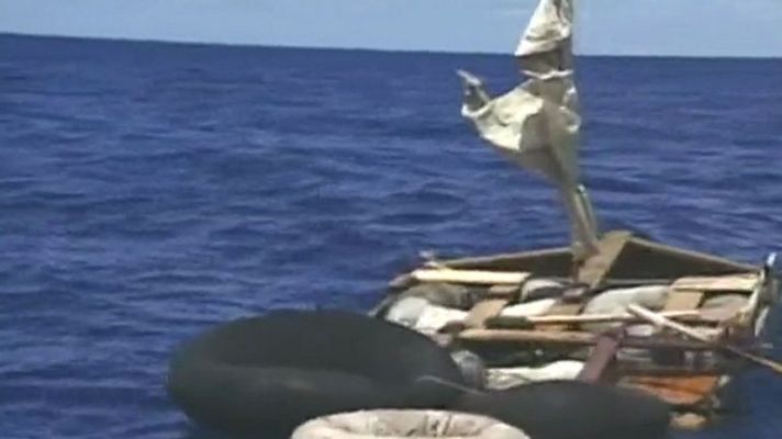 Telediario 1 - Mueren cinco balseros cubanos al tratar de llegar a EE.UU.