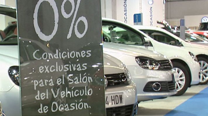 Telediario 1 - Bajan las ventas de coches