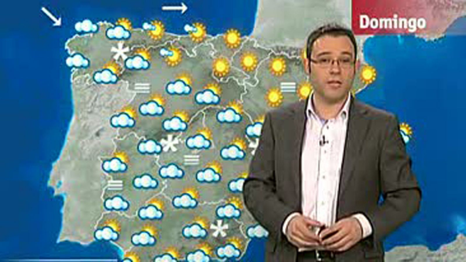 Intervalos de viento fuerte en la costa norte de Galicia y Canarias