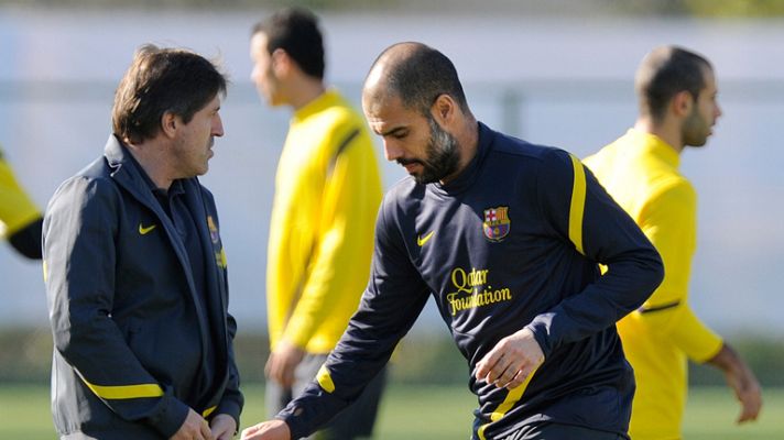 Telediario 1 - Primer entrenamiento del Barça en Japón