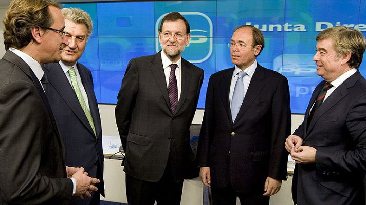 Telediario 1 - Presidentes del Congreso y Senado