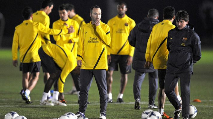 Telediario 1 - El Barça no se fía del Al Sadd