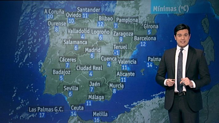 El tiempo - Viento fuerte en Galicia