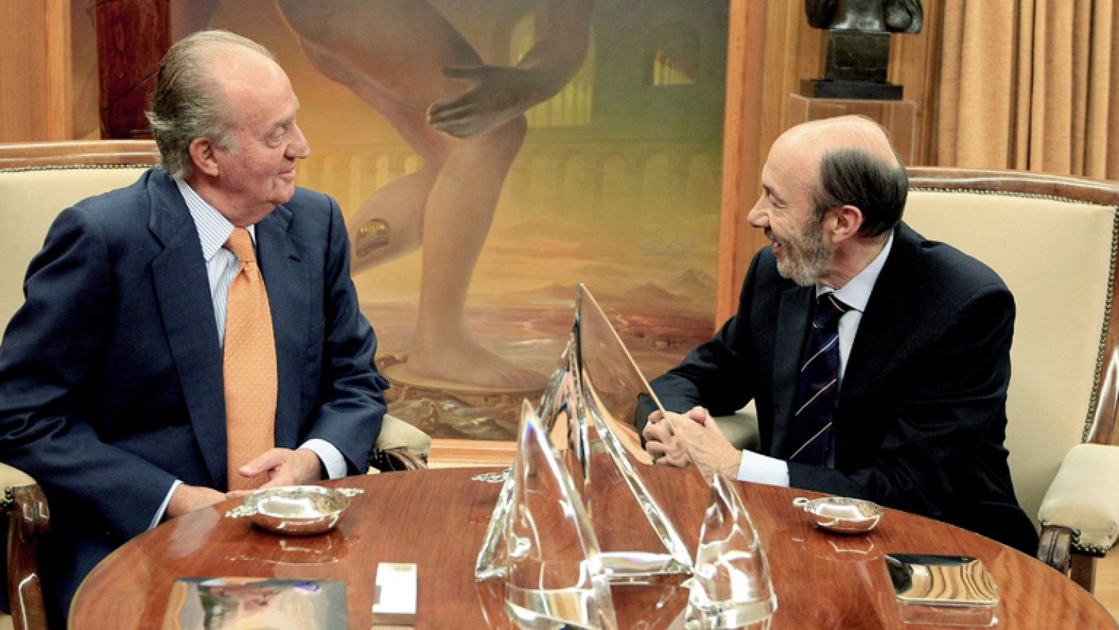 Rubalcaba, penúltima consulta del Rey