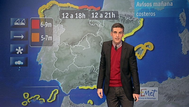Mañana continúa el viento fuerte en Galicia y el Cantábrico