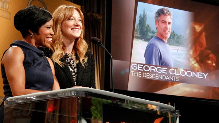 Telediario 1 - George Clooney en los Globos de Oro